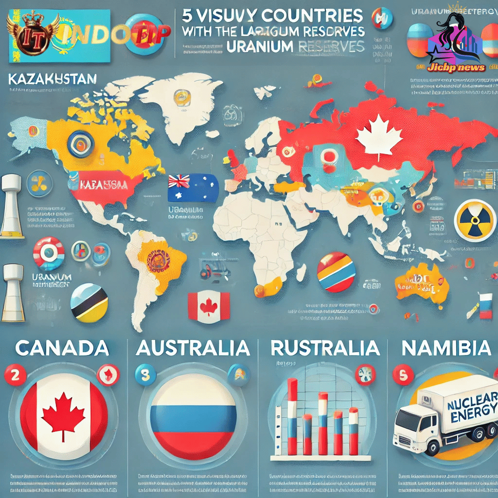 5 Negara Cadangan Uranium Teratas untuk Energi Aman