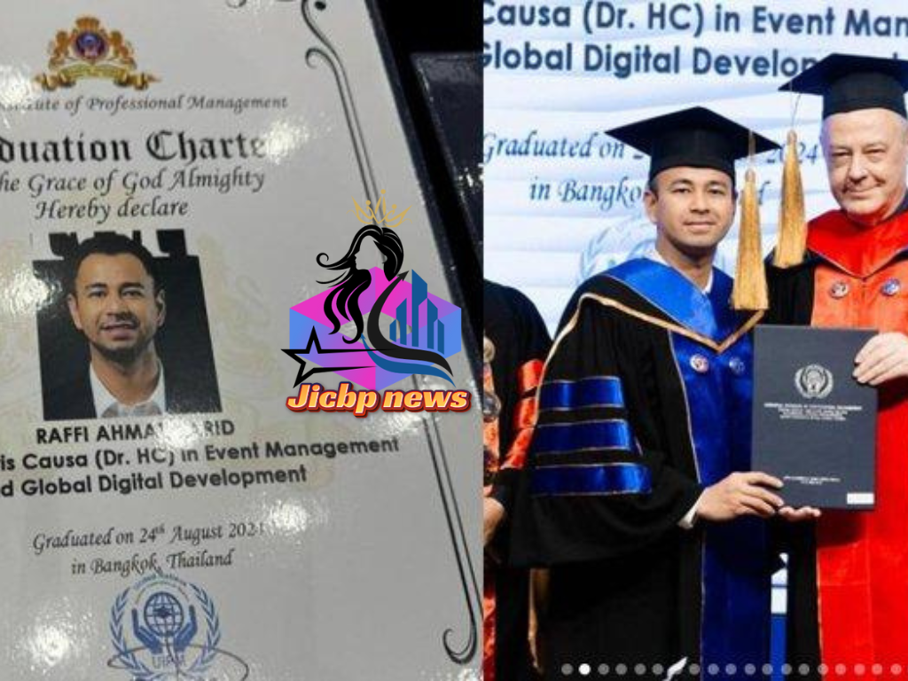 Raffi Ahmad Resmi Meraih Gelar Sarjana Dokter di Luar Negeri